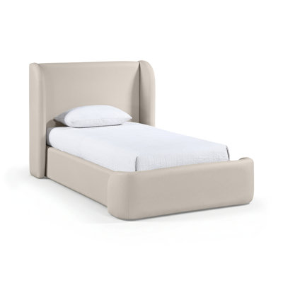Lit tapissier en cuir Diorio Vegan