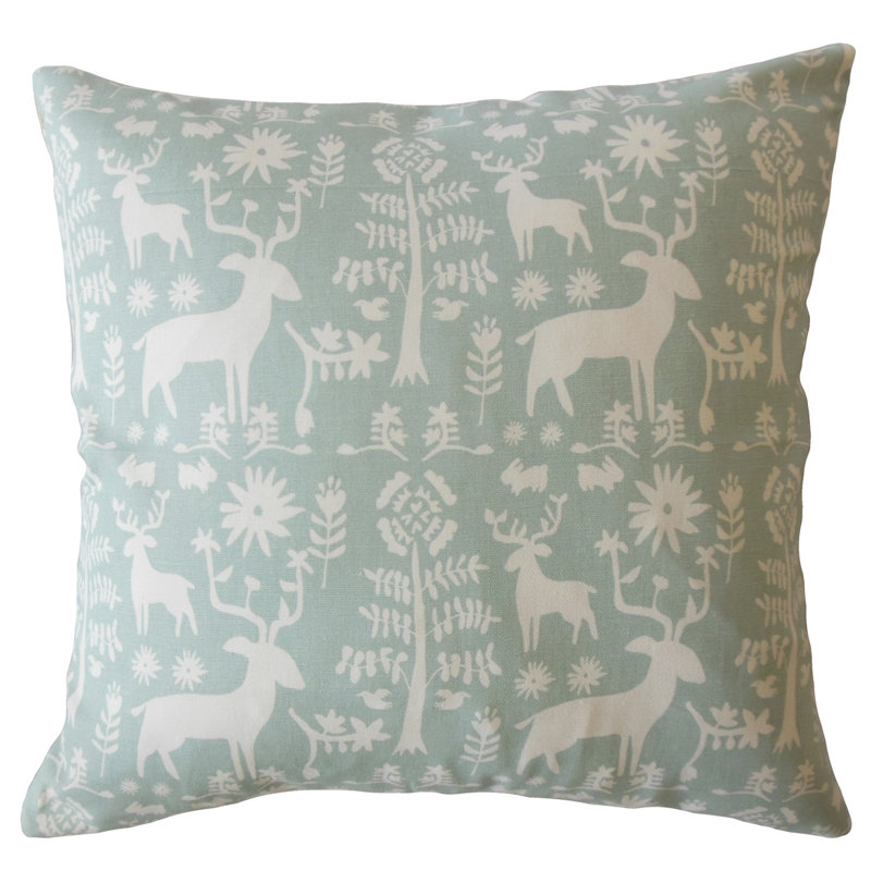 Square Pillow Cover & Insert, Dew
