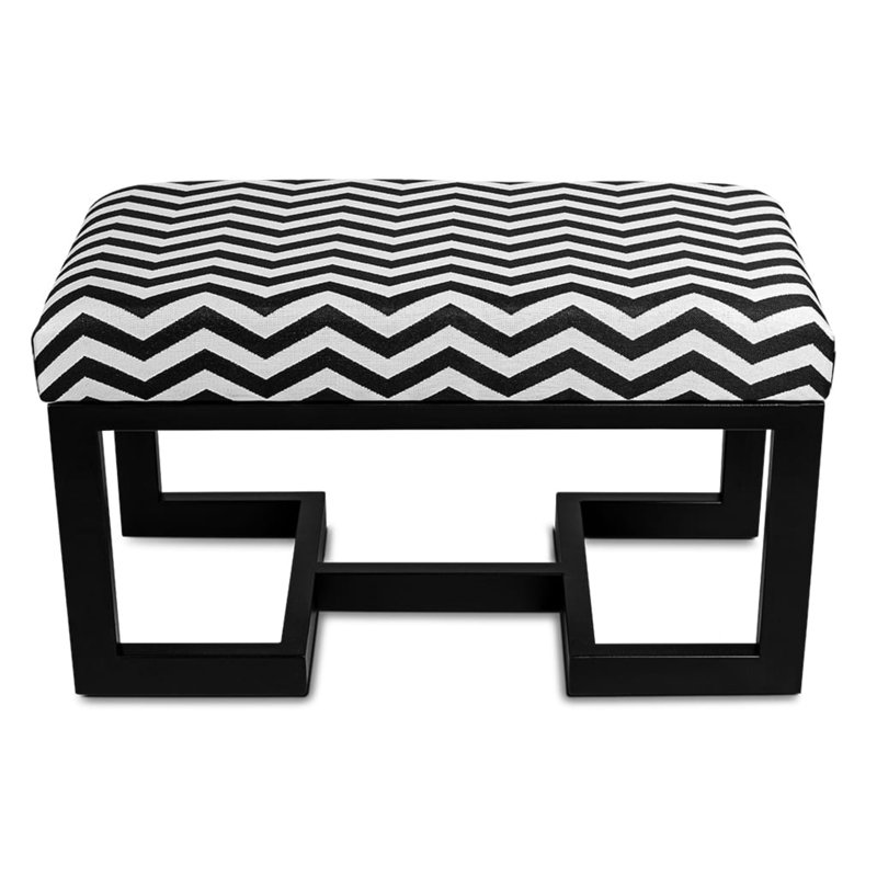 Eichael Velvet Upholstered Bench, H40 x W100 x D30cm