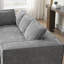 Canapé modulaire minimaliste avec chenille infroissable, aucun assemblage requis pour le salon-1734895655