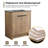 Beid 30" Freestanding Bathroom Vanity with Sink, Floor Standing Vanity with 2 Doors, Ceramic Basin Sink Top-1938765891
