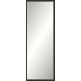 Distressed Black Old World Mirror