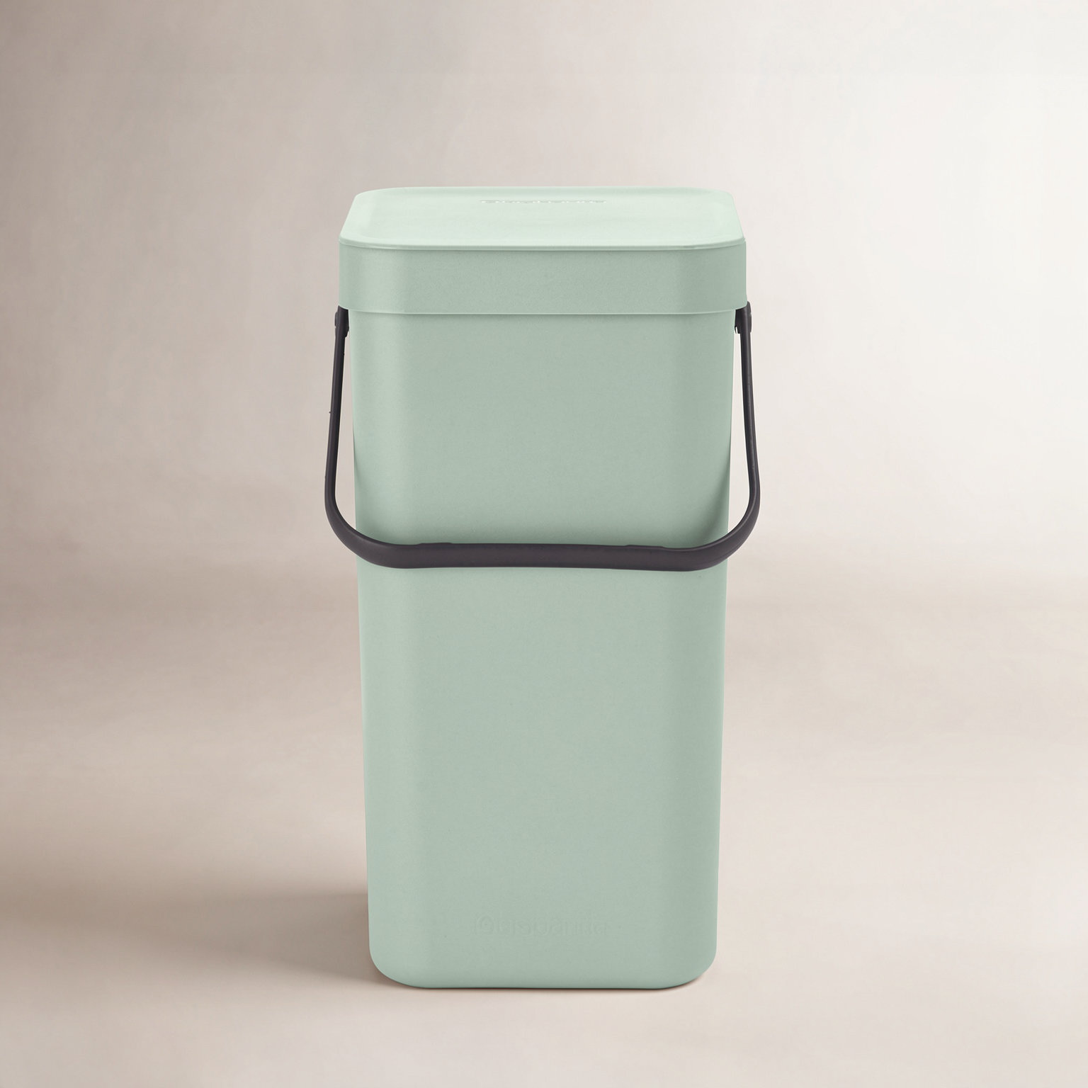 Brabantia Sort & Go Plastic Recycling Bin, 3.2 Gallon, Jade Green