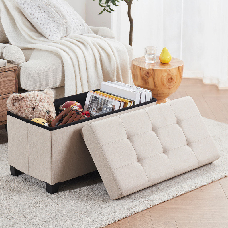 Collapsible Bench Pehrson, Beige