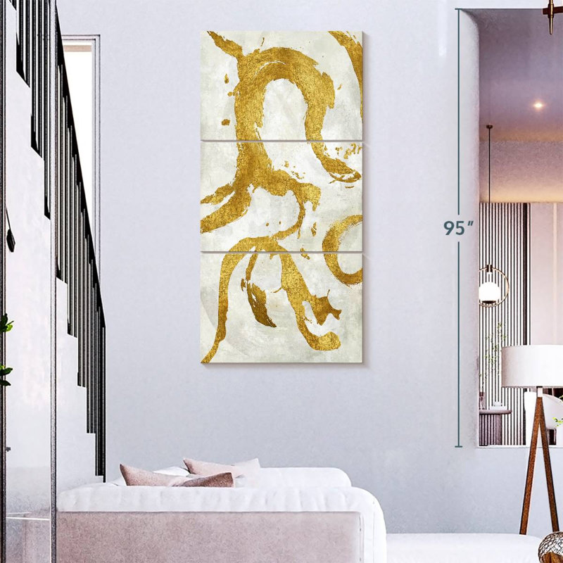 Exuberant I, 75" H x 36" W