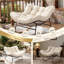 Chaise berçante d'extérieur surdimensionnée Papasan avec coussin épais-130075831