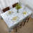 Aircowrie Rectangular Geometric Vinyl Tablecloth-1474320085