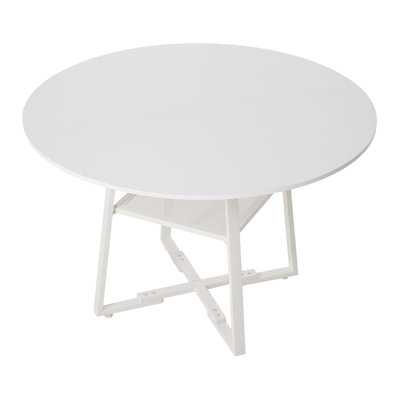 Round Metal Base Dining Table
