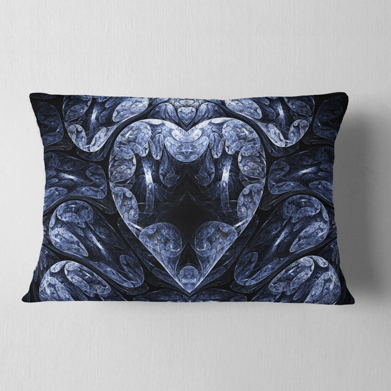 Coussin abstrait abstrait et mystique, Rectangulaire, 12 po x 20 po