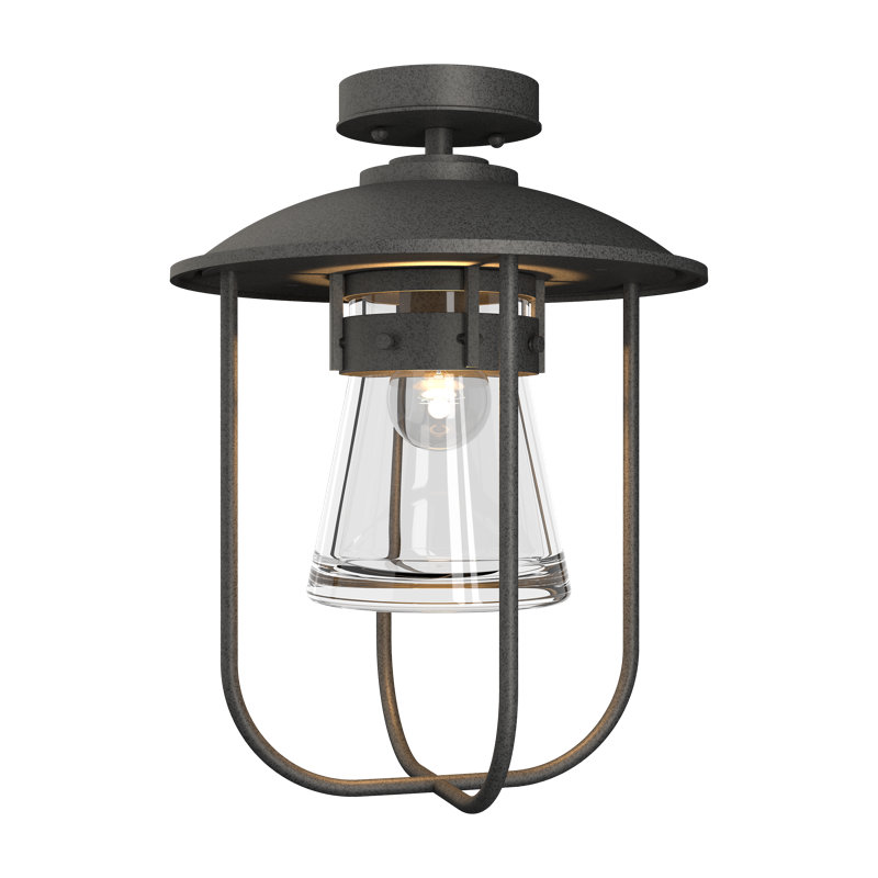 Erlenmeyer Outdoor Pendant, Coastal Natural Iron