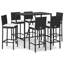 Ensemble de table et chaises d'extérieur avec coussins en rotin-88468363-88468364-133568192