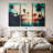 " Soft Sunset Over Palm Trees " on-739405620