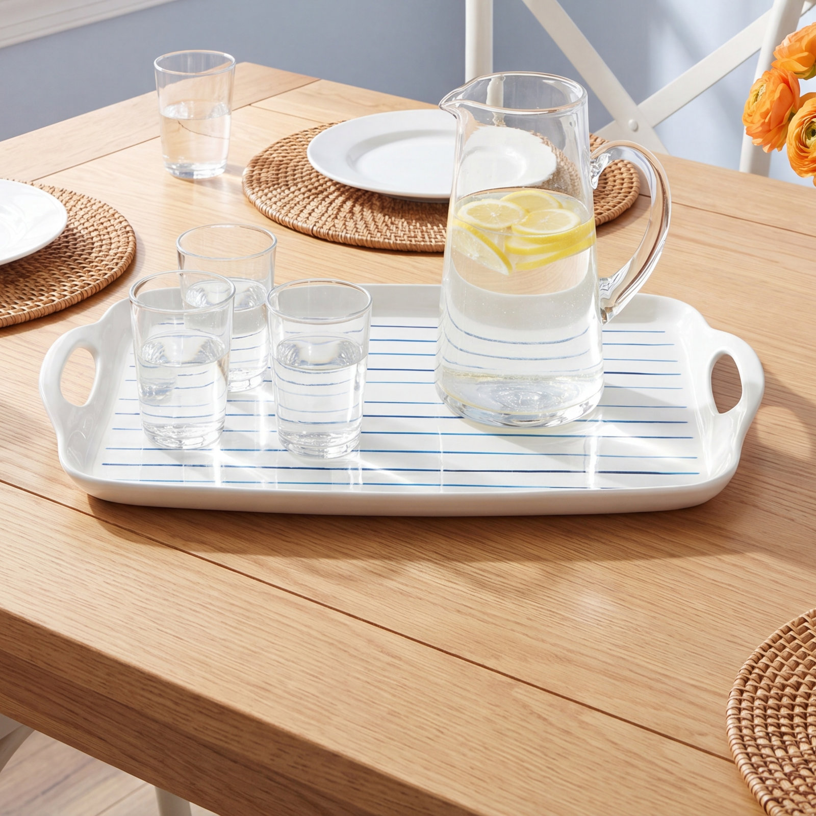 Blue Bay Melamine Platter