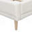 Upholstered Bed Frame With Wingback Headboard
