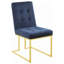 Chaise rembourrée capitonnée (ensemble de 2)-651210197