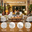 Ensemble de salon avec canapé 3 pièces Modern Chenille Cloud-1147710548