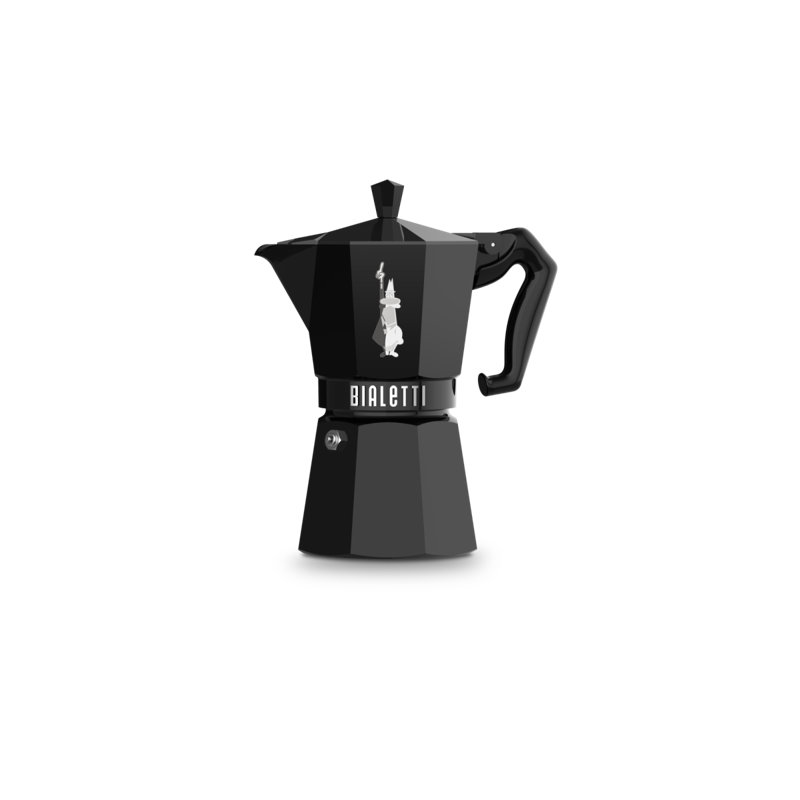 Bialetti Moka Express Exclusive, 6 cups, Black