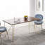 Devin Walnut Solid Wood Top Dining Table