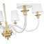Lustre 6 lumières Adiyah en nickel brossé-108978588