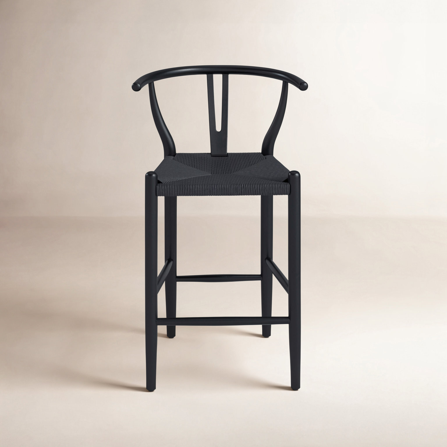 Albarado 26" Bar Stool, Black, Counter Stool (26” Seat Height)