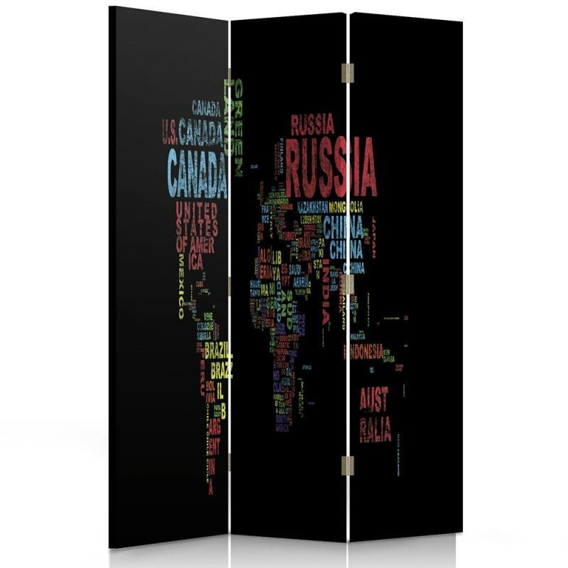 Abbiegale Folding Room Divider, 110cm H x 150cm W x 2.2cm D, 3
