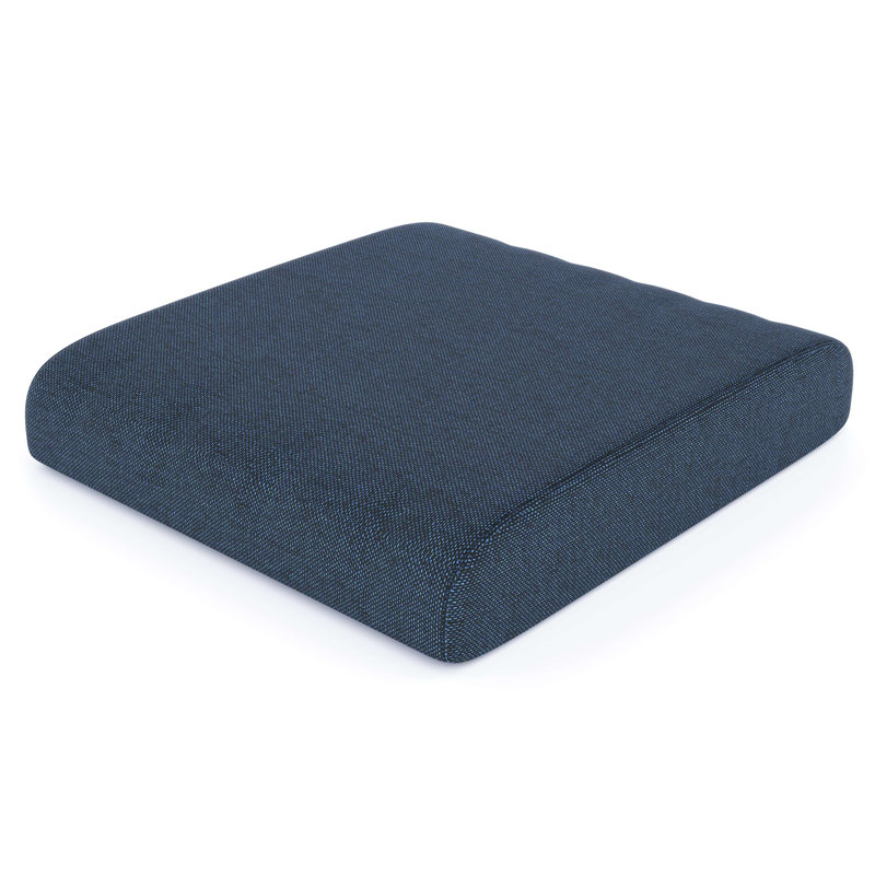 Sunbrella® Outdoor Ottoman Cushion, Spectrum Indigo Sunbrella®, 4" H x 22" W x 20" D