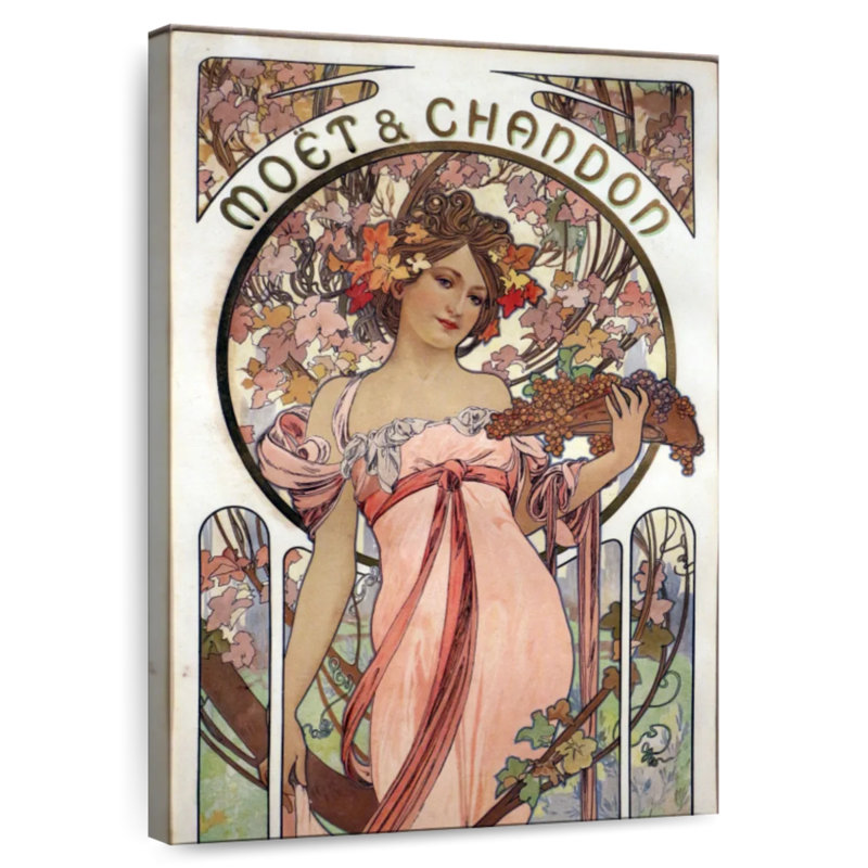 Yarlin Moet And Chandon White Star, 48" H x 32" W