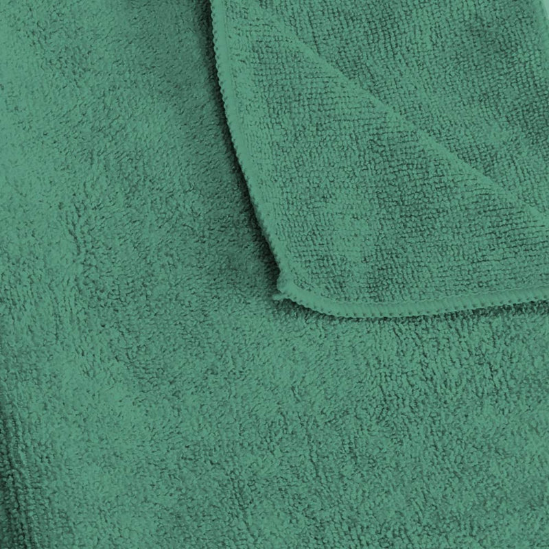 Beong Smart Choice 300 GSM Light Weight Microfiber 15x24 Hand Towel (Pack of 12), Hunter Green