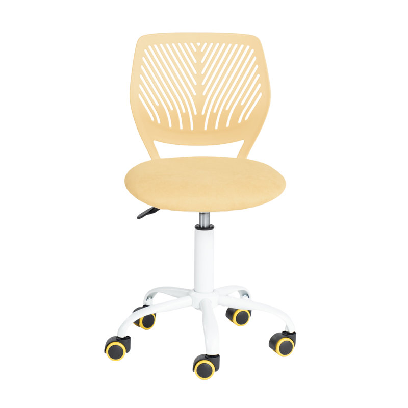 Valerii Mesh Office Chair, Light Yellow, Mesh