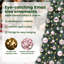 Artificial Pre-lit Christmas Tree with Ball Set-1964117821-1964117792