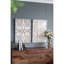 Décoration murale boîte ombre S / 2, 23,5 po x 1 po x 35,5 po