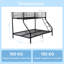 Zebedee European Double Bunk Bed