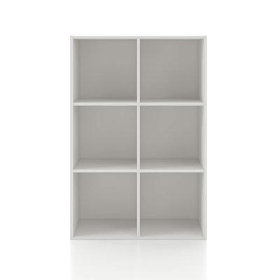 Breayla Wood Cube Storage Bookcase