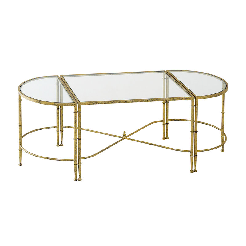 Aaliyah Glass Top Living Room Table Set