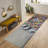 Delicate Floral Pattern With Pile Soft Type Printed Rug for Elegant Home Decor Enhancement-354780026