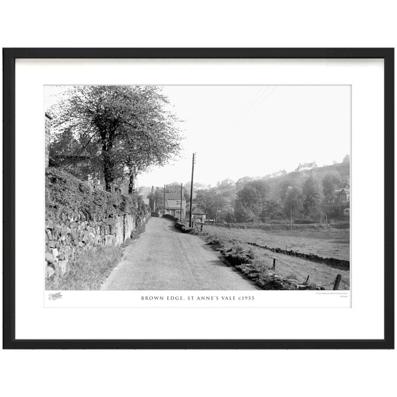 Brown Edge, St Anne's Vale C1955 1 Piece Single Picture Frame Wall Art, 28cm H x 36cm W x 2.3cm D