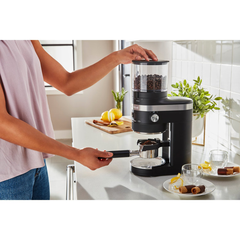 KitchenAid® Burr Coffee Grinder, Matte Black