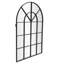 Arch Metal Window Panel Mirror