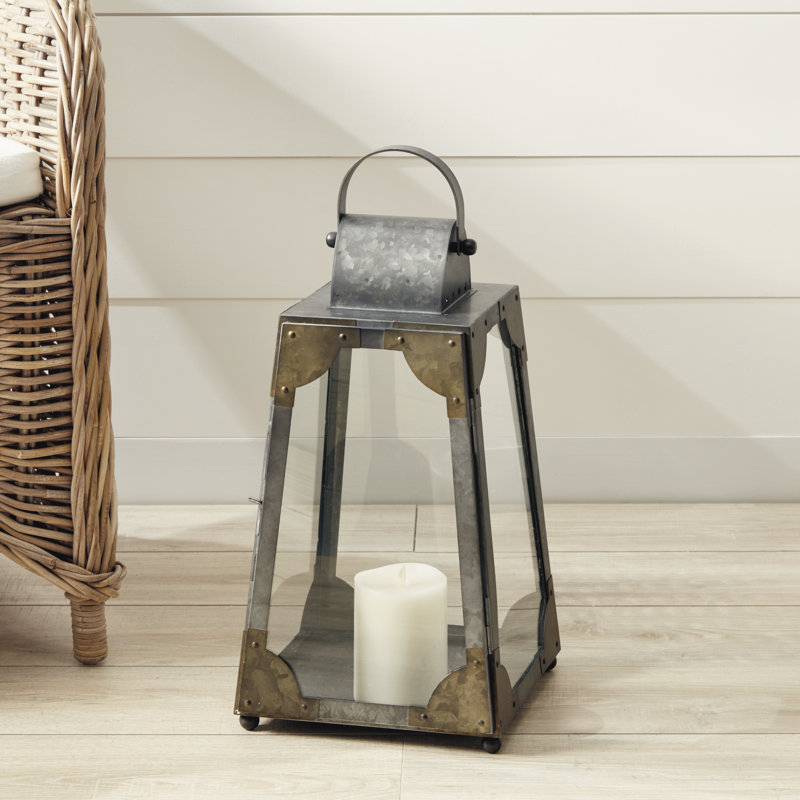 Idora Lantern, 18.5" H x 10" W x 10" D