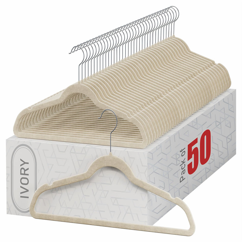 Cintre standard en velours Nolberto