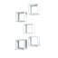 Tioga 5 Piece Square Cube Shelf with Adjustable Shelves-1913420636