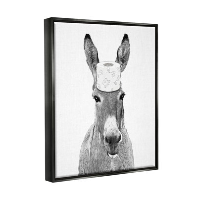 Impression sur toile «Donkey» par Annalisa Latella