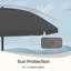 180cm Tilt Beach Parasol-1865945469