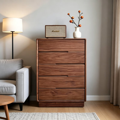 Round Corner Floor Standing Accent Chest