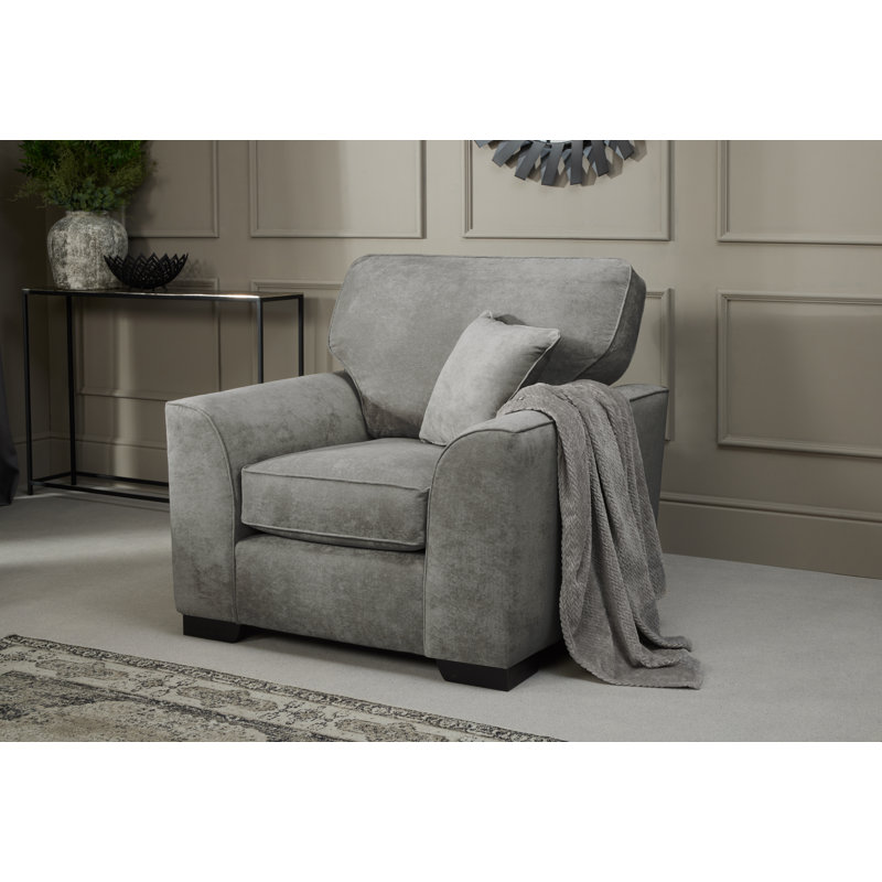 Swofford Upholstered Armchair, Grey