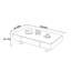 Table basse avec pieds en acier au carbone-1113015902-1113016224