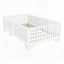 Lit simple au sol avec lattes et clôture, lits simples au sol avec porte Montessori, aucun sommier tapissier requis,-2021417235-2021343058