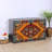 Large Retro Distressed Solid Wood Accent Trunk