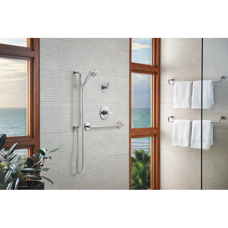 Litze® 30" Wall Mounted Towel Bar, Chrome