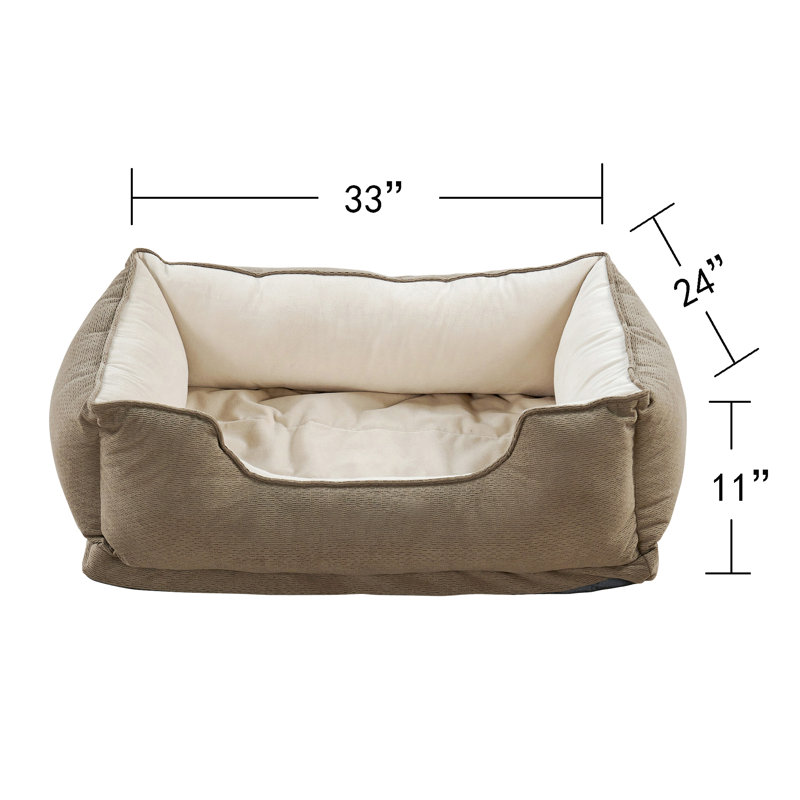 Polyester Pet Bed, 27.9cm H x 61cm W x 83.8cm D